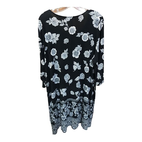 J. Jill Black and White Floral Dress - Picture 2 of 5